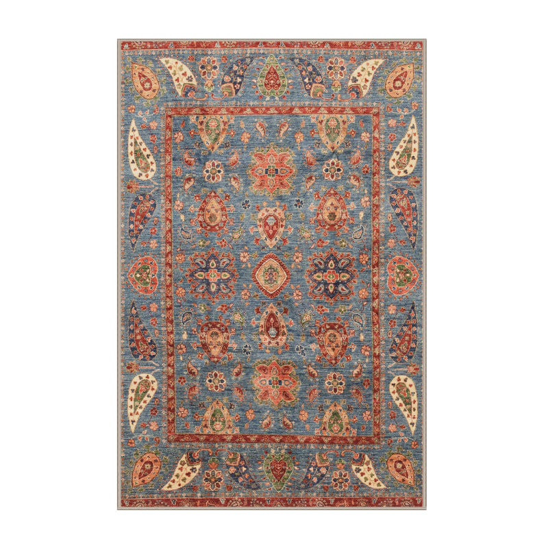 Abstract Indoor Rug, Rectangle 7' x 9'