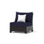 Deco Modular Armless Chair with Cushion