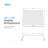 Free-Standing Magnetic Reversible Double Sided Mobile Whiteboard, 36" x 48"