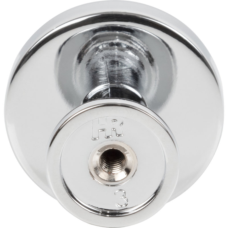 Richard Round Knob, 1 1/4", Polished Chrome