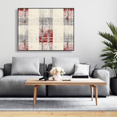 Motif grunge - Toile encadrée pour la décoration intérieure