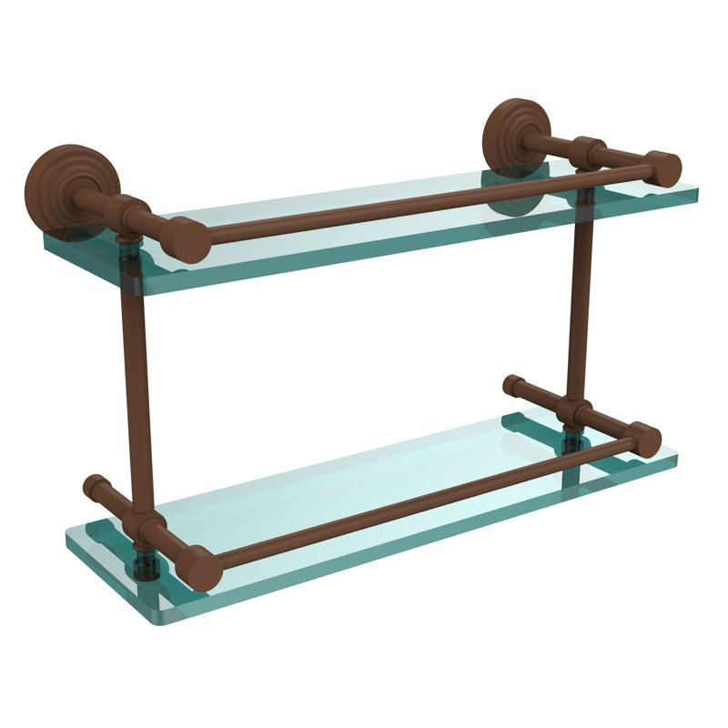 Beresford 2 Piece Tiered Shelf, Antique Bronze