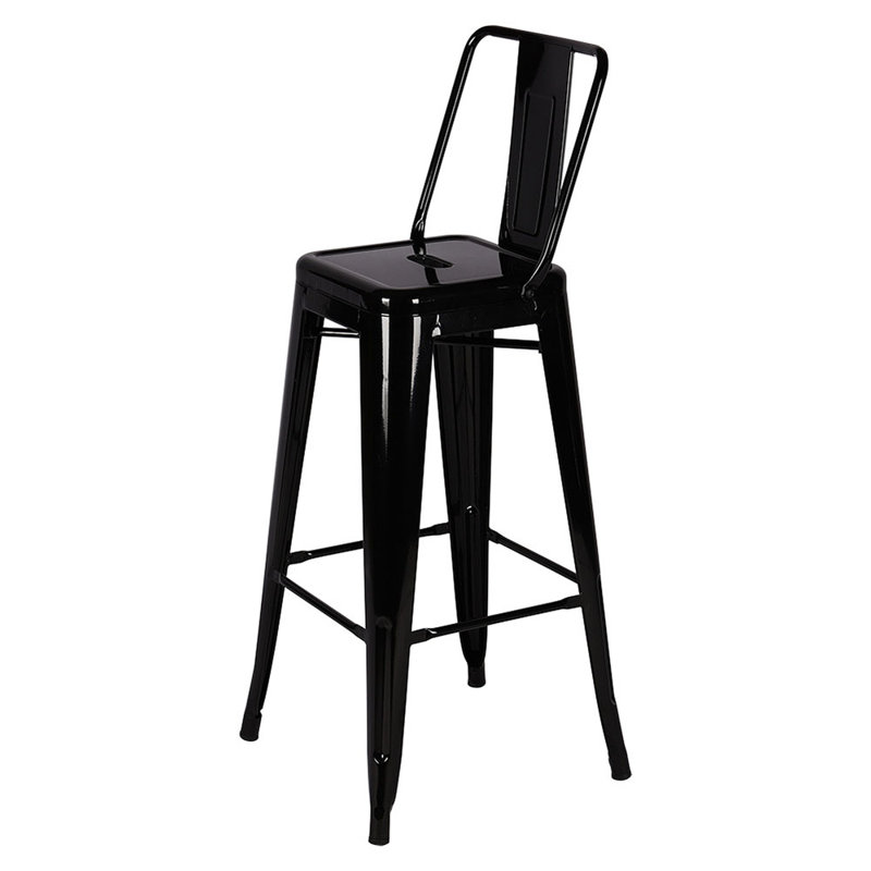 Allateef Counter Stool with Metal Frame