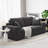 Haven 78" Upholstered Corduroy Boneless Couch With 30" Deep Seat, Loveseat Sofa With Arm, No Assembly-612968058