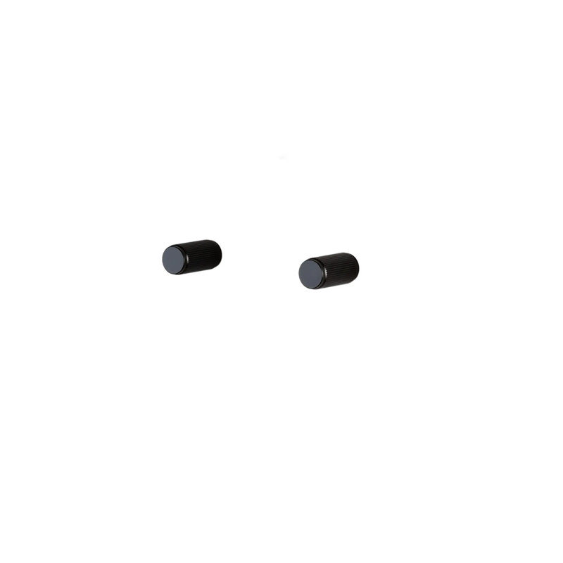 Furniture Knob / Linear, Black