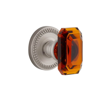 Double porte-boutons en cristal Grandeur Newport Rosette