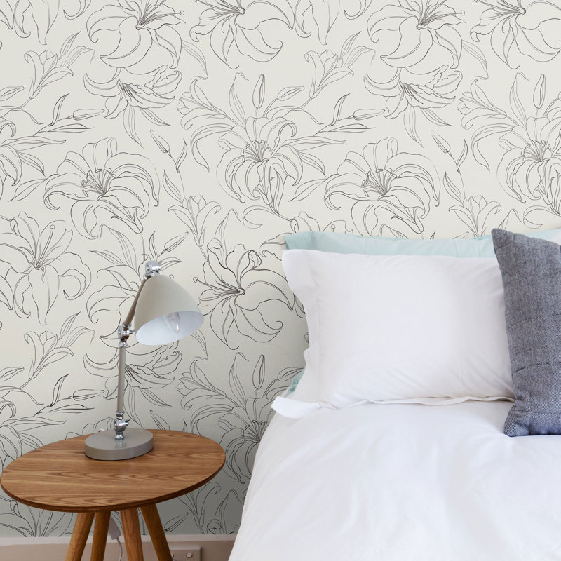 Peel & Stick Floral Tile, 126" L x 24" W