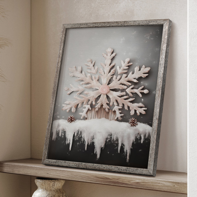 «Christmas Holiday Art», série 2-Cxxxvii, reproduction encadrée - bois massif, H 30 po x l 24 po