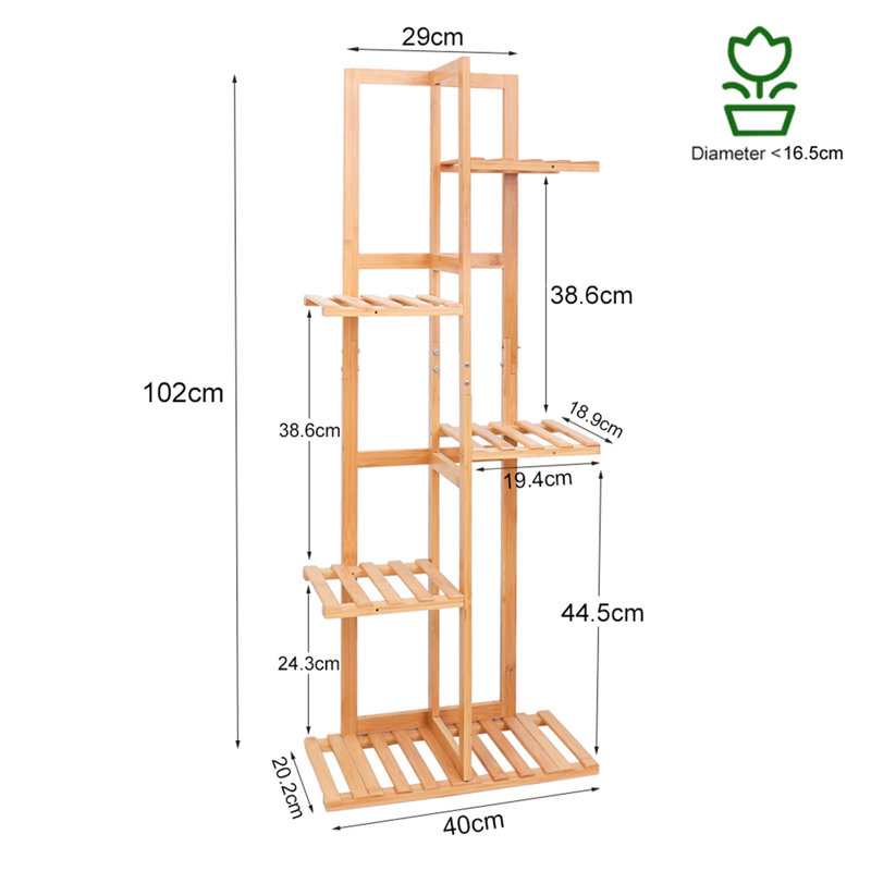 Louisburg Weather Resistant Plant Stand, H 102 x L 20.20 x D 40cm