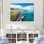 Vue aérienne de la plage en Islande III - plage et océan, art mural