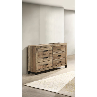 Farmhouse Dresser in Weathered Brown Pine