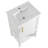 20" Bathroom Vanity With Sink, Bathroom Cabinet With Soft Closing Door, Storage Rack And Open Shelf, White(Old SKU:WF308492AAK)-378891462