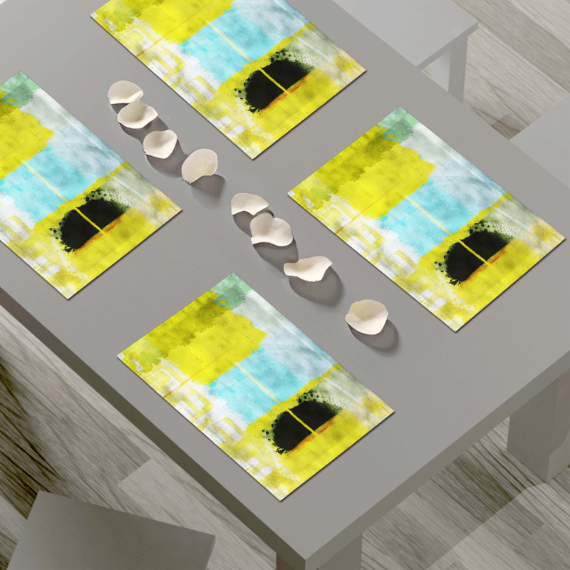 Napperon abstrait en polyester