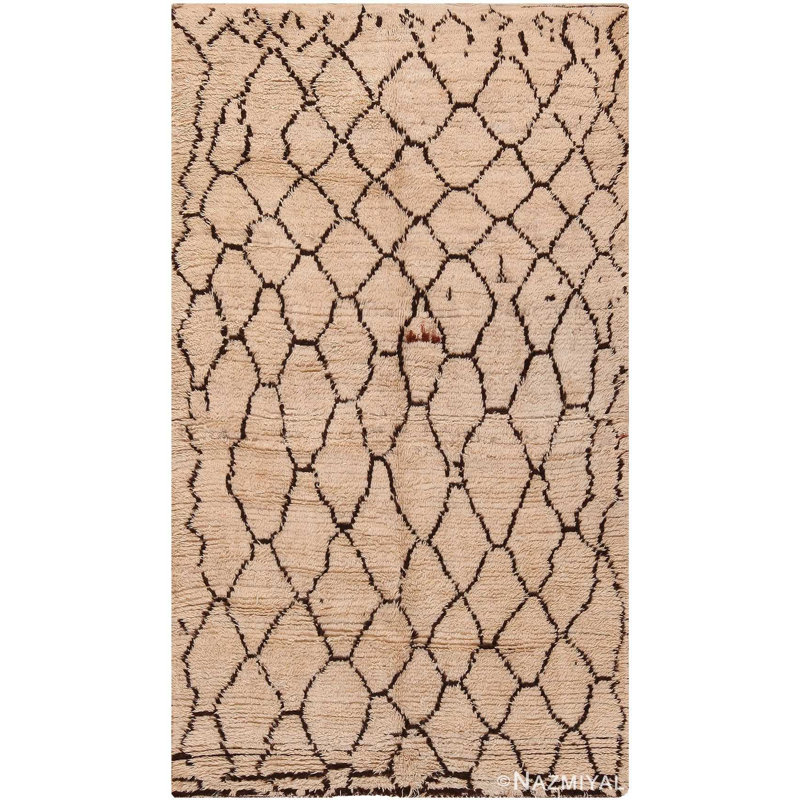 Tapis marocain rétro berbère
