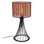 Lampe de table noire 24,02 po Charlize
