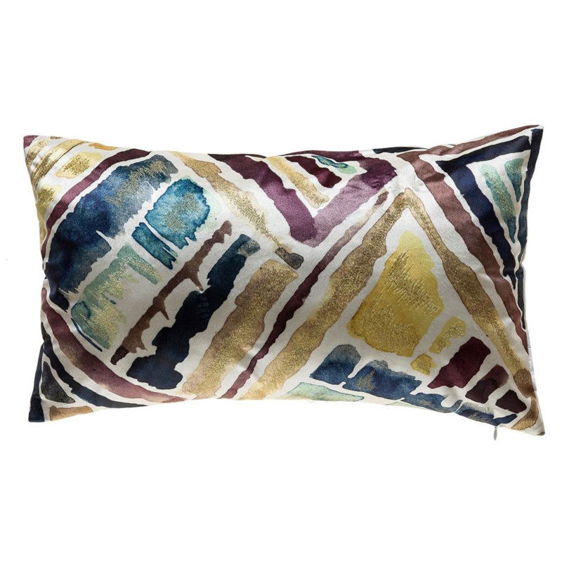 Sepia Rectangular Velvet Pillow Cover & Insert