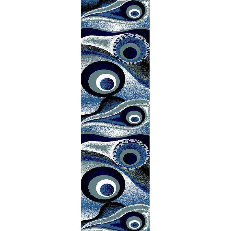 Mccampbell Performance Abstract Indoor Rug, Runner 2'2" x 7'4"