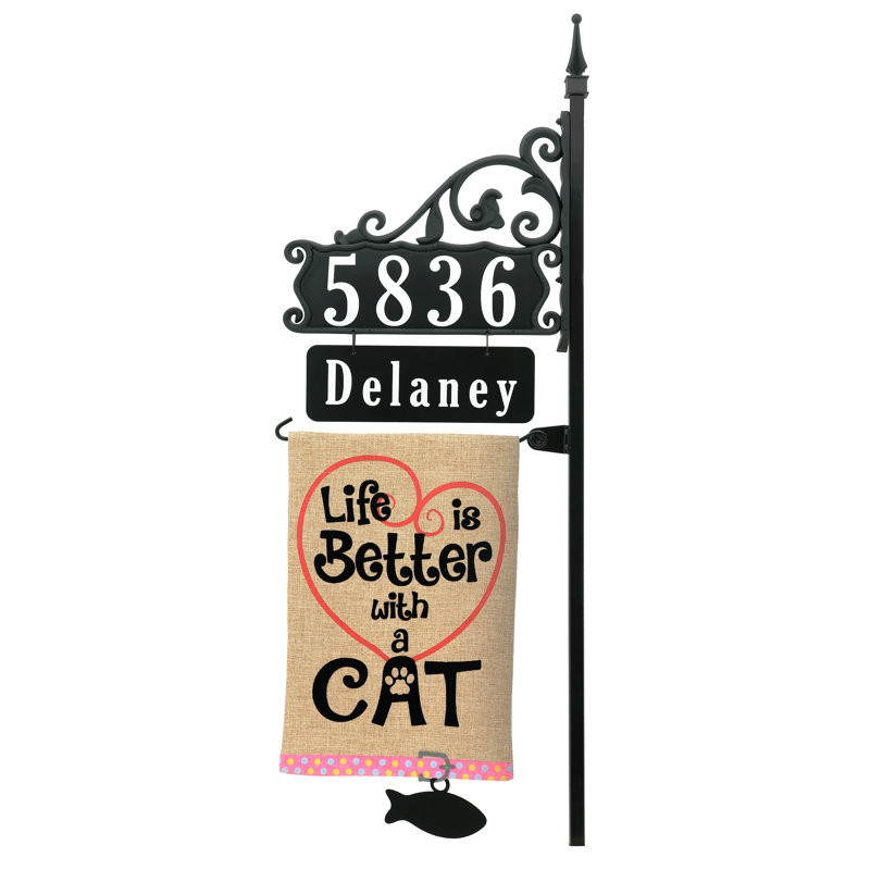 Rectangle Lawn Insert Plaque, Yes