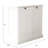 White Laundry Cabinet, Painted, Removable Bags, 100lb Load, Assembly Required With Hardware Cabinet Two Compartments, Painting, Easy Installation, 100-pound Load Capacity-926340693