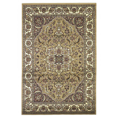 2' X 3' Polypropylene Beige Or Ivory Accent Rug