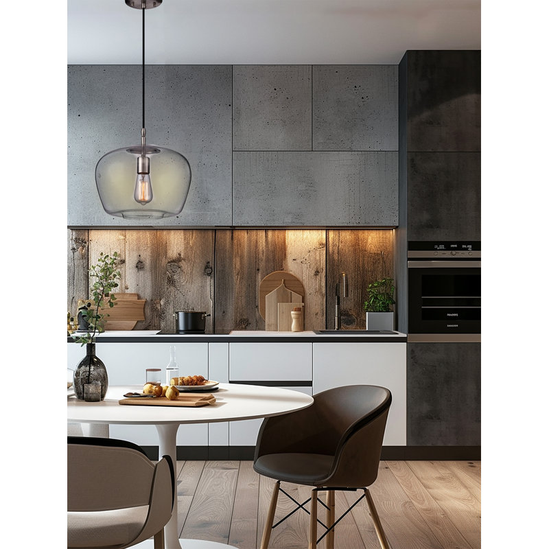 Breakwater Bay Lolotoe Brushed Nickel Pendant Light
