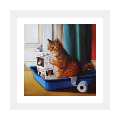 « Kitty Throne » par Lucia Heffernan-impression