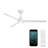 Bolo 3-Blade Smart Ceiling Fan With 2700K-3000K-4000K-5000K Selectable LED Light Kit and Remote Control Included, Works With Alexa and iOS or Android App-116667937-116667934