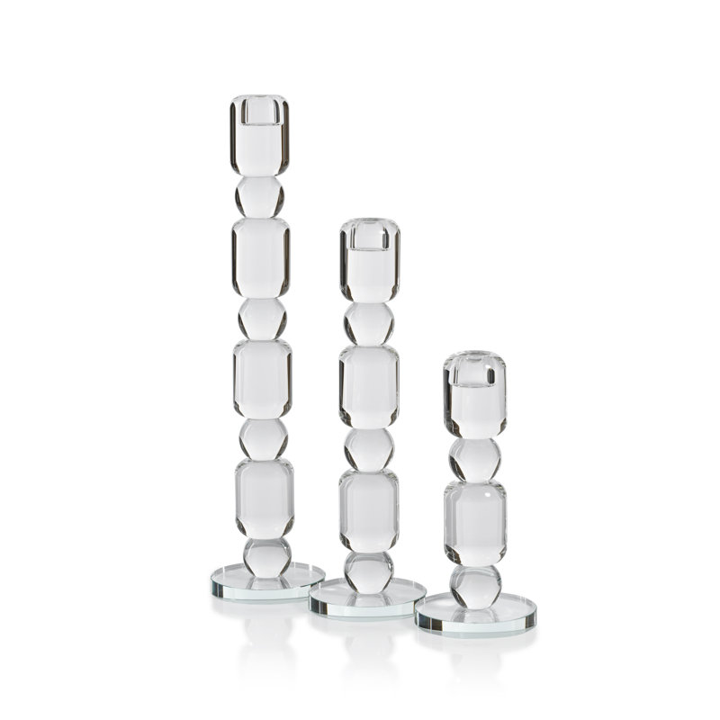 Bougeoir de table, H 15 po x l 3,5 po x P 3,5 po