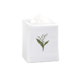 Lily of the Valley Botanical Tissue Box Cover