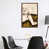 Classic Brown Wood Framed Canvas
