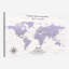 Carte du monde personnalisée «On My List I Push Pin»-2082886650-2084165589