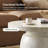 Watterson Watterson Andolise Modern 31.5"W Faux Travertine Simple Assembly Round Coffee Table-116995732