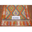 Tapis multicolore à motif oriental kilim 3 x 4