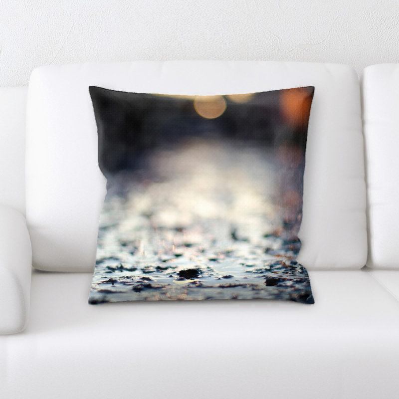 Coussin décoratif flou
