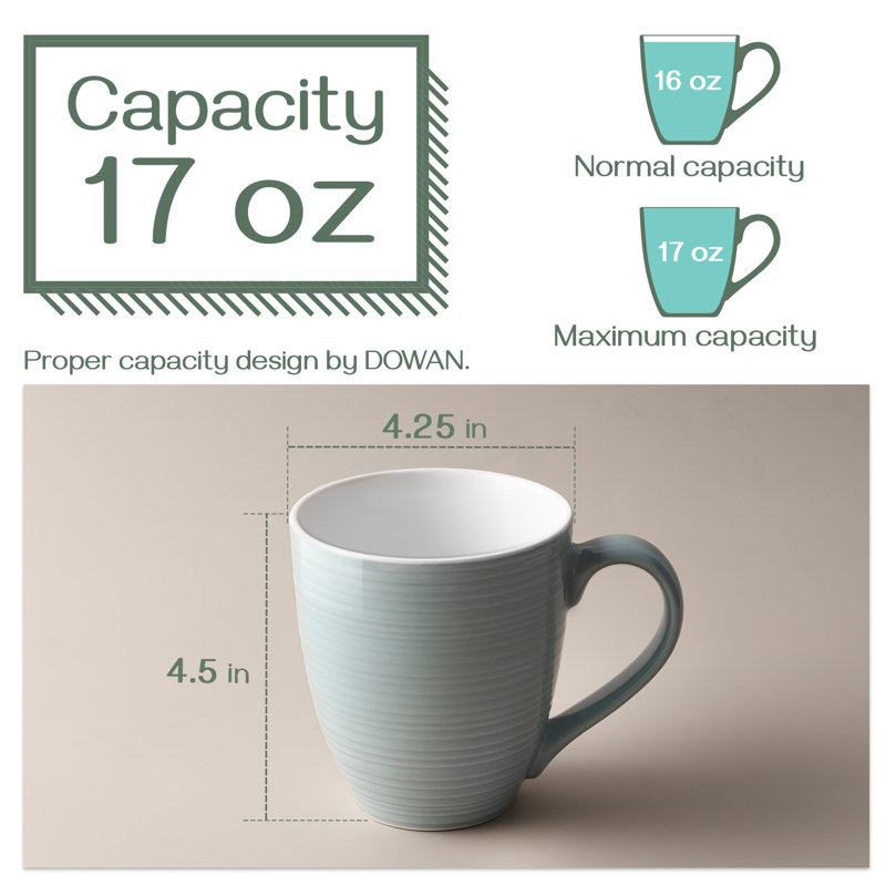 Ceramic Coffee Mug, Gray