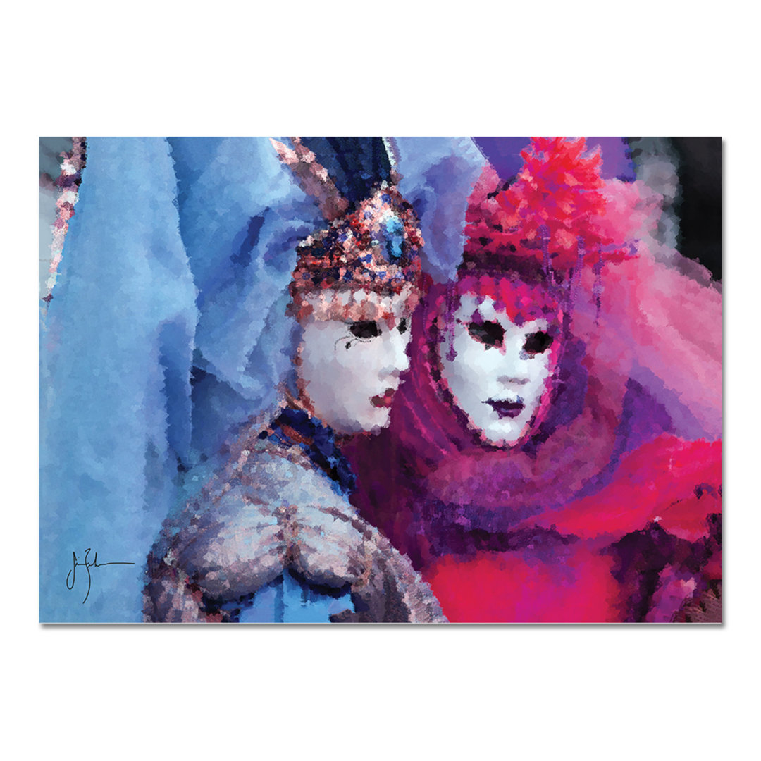 Grafikdruck Carnival in Venice von Jim Zuckerman