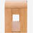 Modern One Drawer Waterfall Nightstand