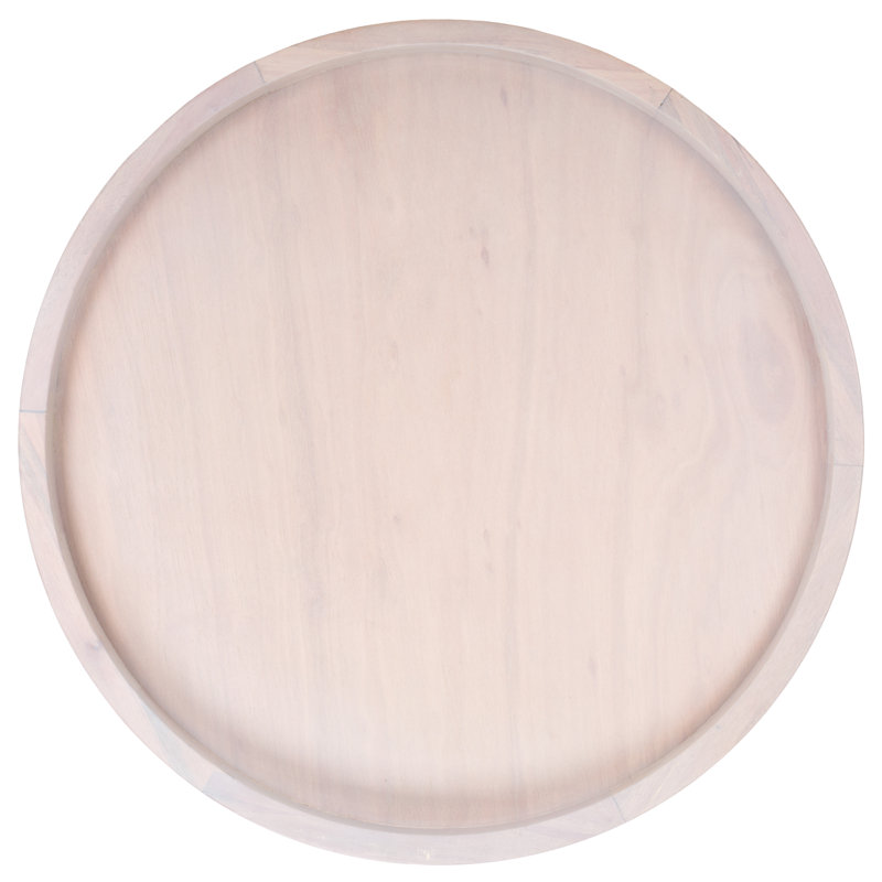 Table basse Eleanne, Blanc délavé