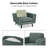 39.3'' Wide Upholstered Accent Chair With Solid Wood Legs-707905649