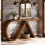 149.9cm Solid Wood Console Table