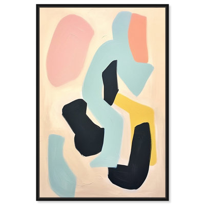 Melt My Bling Abstract Shapes Trendy Wall Art by Art Remedy