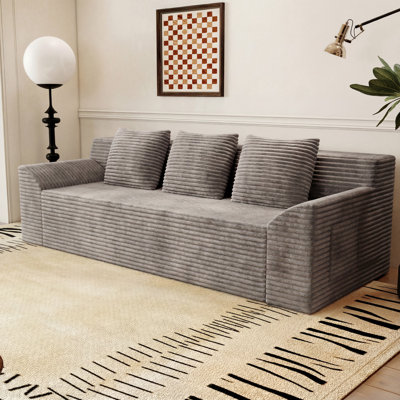 71'' Wide Modern Upholstered Deep Seat Sofa