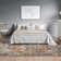 Rectangle Moroccan Machine Woven Polypropylene Area Rug in Orange/Grey/Black