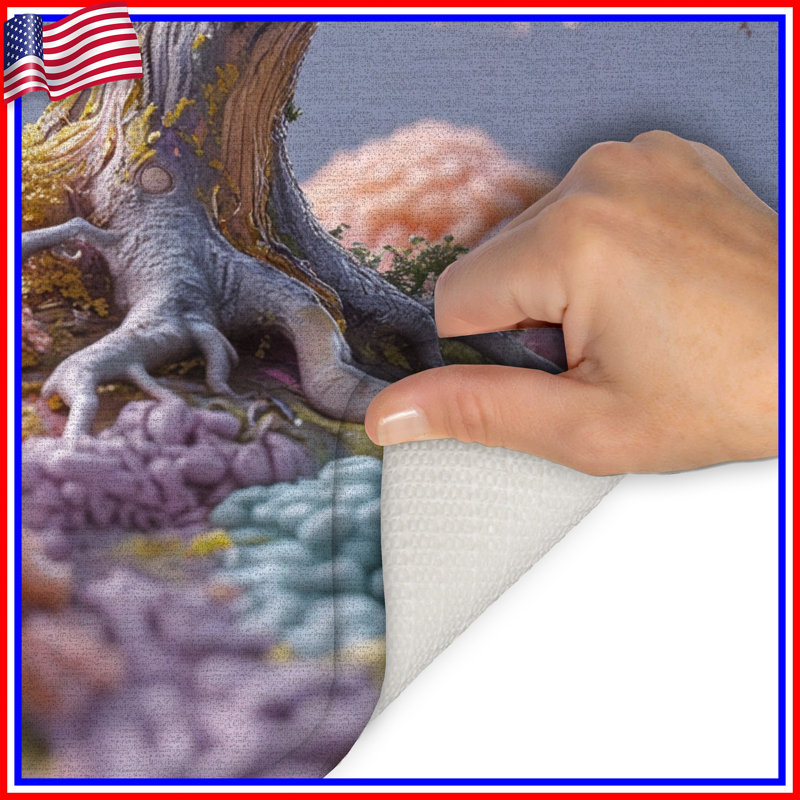 Tapis de bain coloré, L 34 po x L 21 po