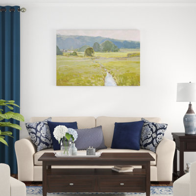 Summer Pasture II by Stephen Calcasola - Painting Print
