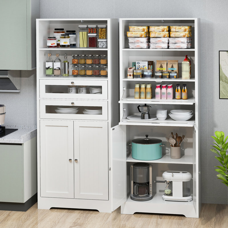 67" Tall Bathroom Storage Cabinets