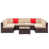 Brown Frame/Beige Cushion