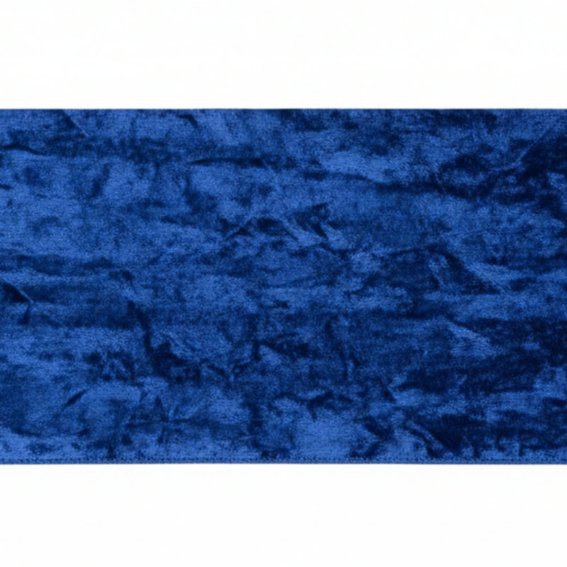 Vickerman 4"x10yd Velvet Christmas Ribbon, Plush Midnight Blue
