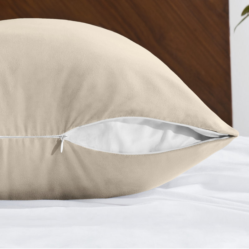 Body Pillowcase - Microfiber - Zipper Closure, Sand
