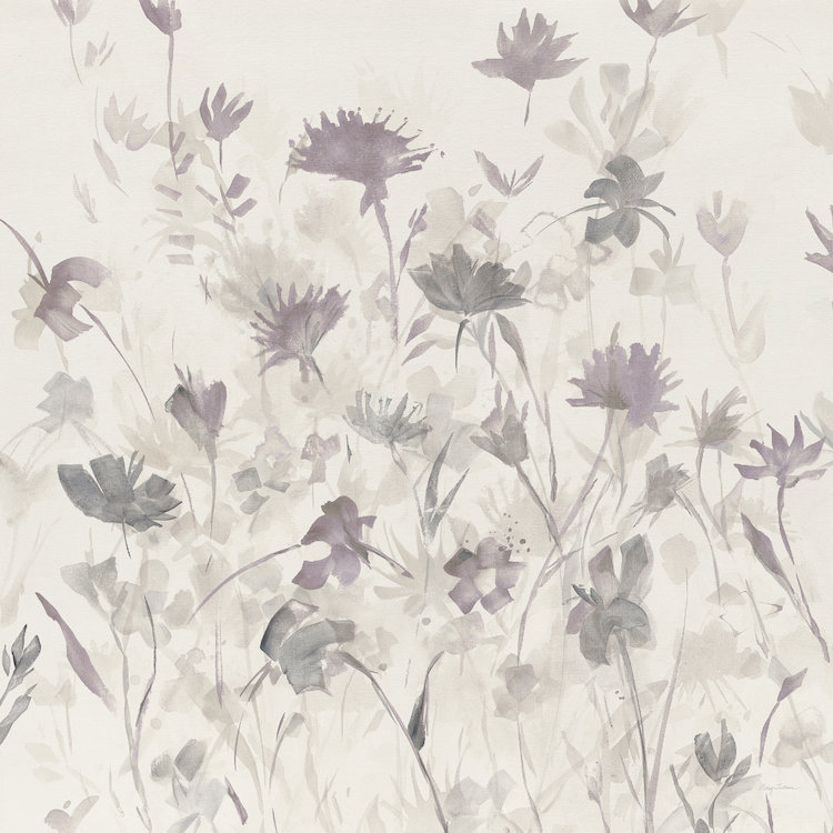 " Muted Garden Shadows III " by Avery Tillmon, 12" H x 12" W x 1.5" D, Wrapped Canvas, No Mat